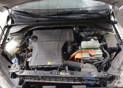 2018 Hyundai Ioniq Hybrid Blue из США, поврежденный, VIN KMHC65LC2JU064772